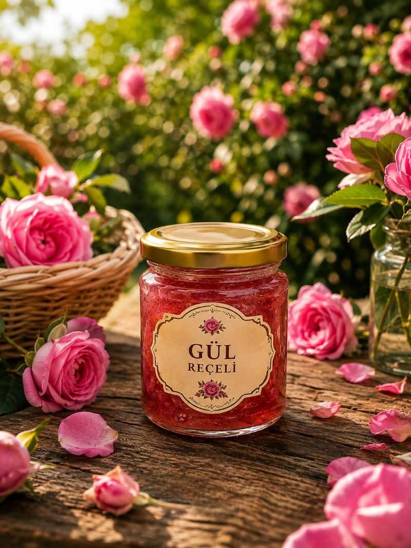Gül Reçeli 420 gr - Ayşeli Köy Ürünleri