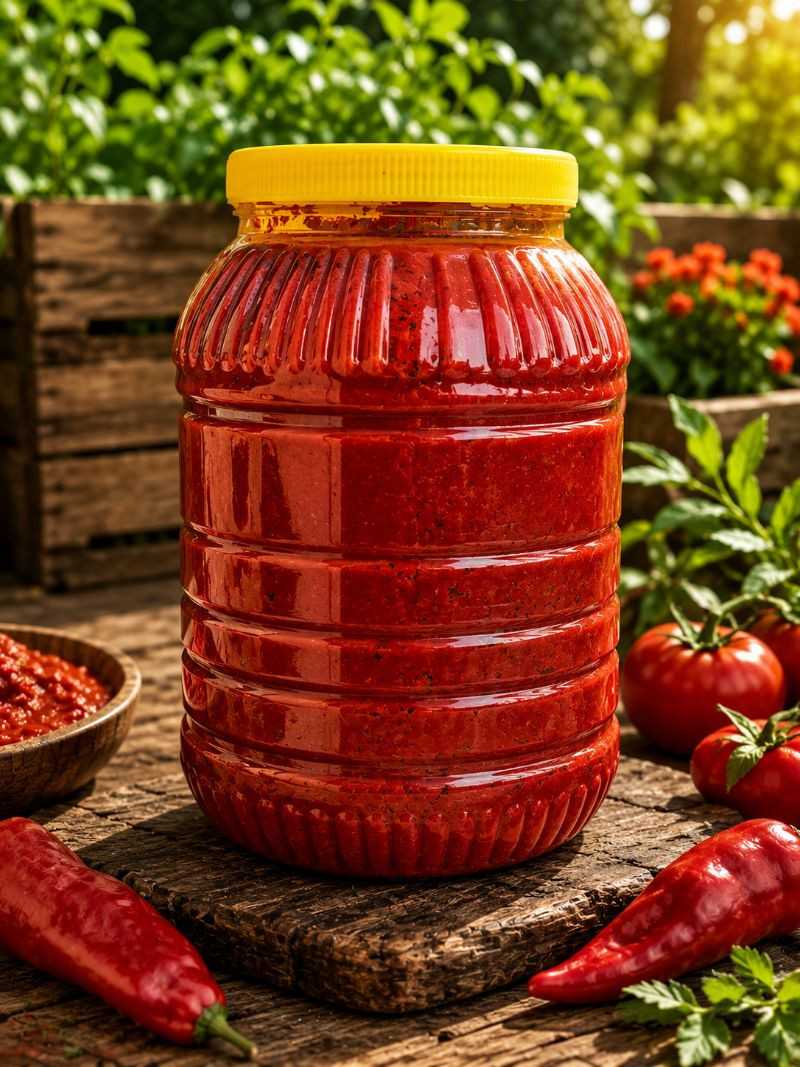 Gün Kurusu Biber Salçası 5 kg - Ayşeli Köy Ürünleri