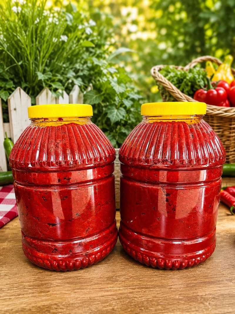 Güneş Kurusu 5 kg Domates + 5 kg Biber Salçası - Ayşeli Köy Ürünleri