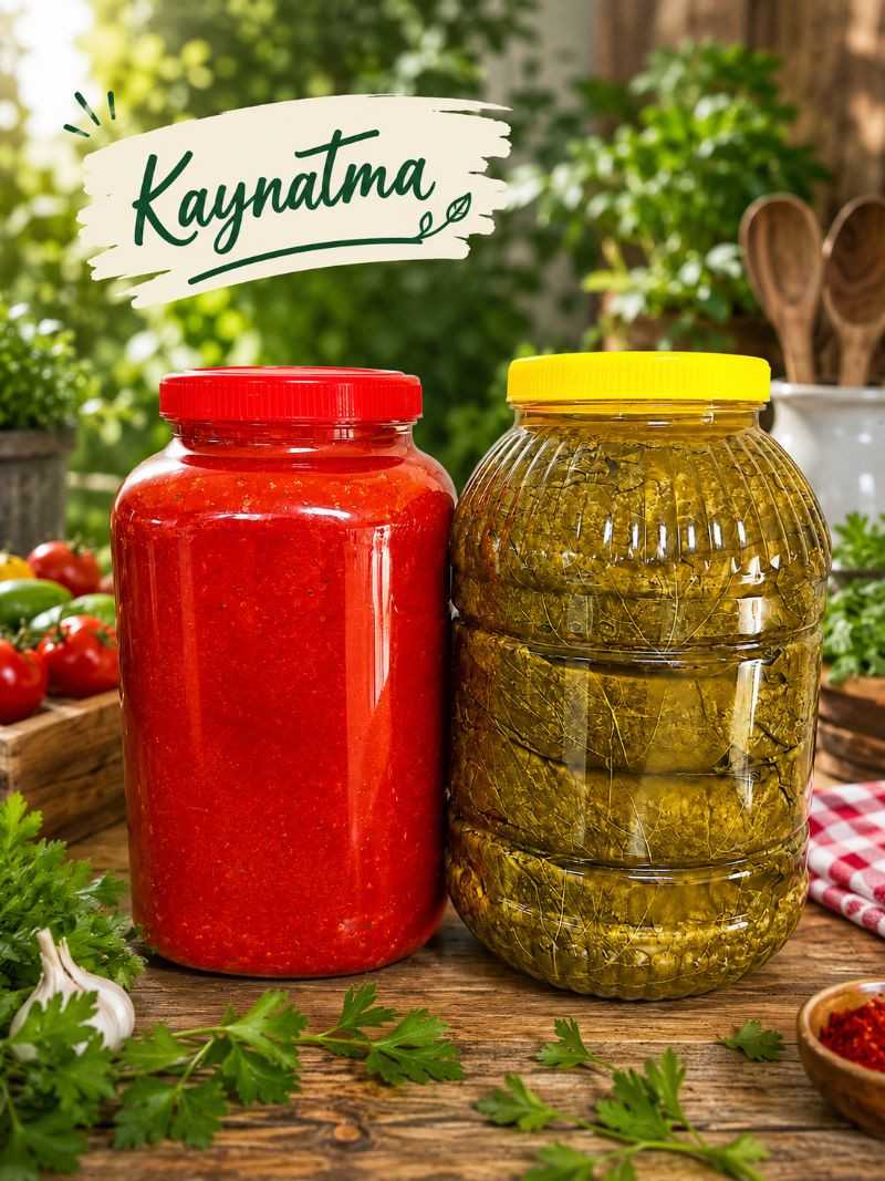 Kaynatma 5 kg Biber Salçası ve Salamura Yaprak 5&