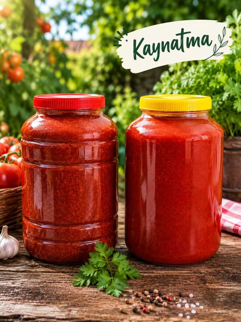 Kaynatma Salça Paketi Domates 5 kg Biber 5 kg - Ayşeli Köy Ürünleri